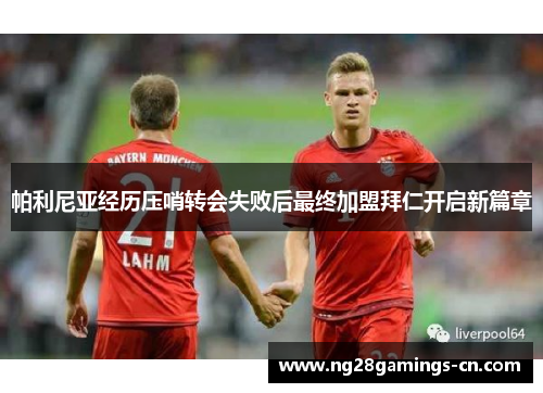 帕利尼亚经历压哨转会失败后最终加盟拜仁开启新篇章